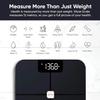 Wyze Scale for Body Weight, Digital Bathroom Smart Scale for Body Fat, BMI, and Heart Rate, 12 Body Composition Analyzer with App, Bluetooth, 400 lb - Black view 2