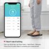 Wyze Scale for Body Weight, Digital Bathroom Smart Scale for Body Fat, BMI, and Heart Rate, 12 Body Composition Analyzer with App, Bluetooth, 400 lb - Black view 3