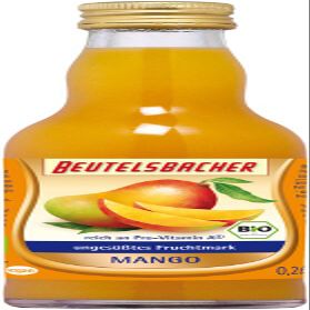 BEUTELSBACHER: Fruit Pulp Mango 0.2 L Including 15 Cent Deposit