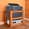 Home Sauna,Stainless Electric Sauna Heater Spa Heater Wet Dry with Internal Controller 2 Working Modes Temperature Sensor Built-In Sauna Stove Fit for 2-13M3sauna Room view 2
