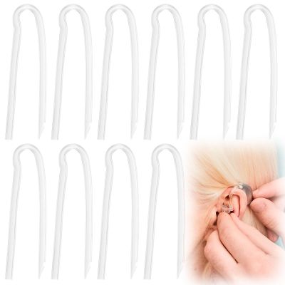 10pcs Hearing Aid Tubes, Lightweight Hearing Aid Tubing, Transmitting Clear Sound Hearing Aid Tubes NHS, Hearing Aid Tubes Replacement NHS, Suitable for Most Seniors
