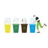 D.RECT Bin Bags 35L - Bin Liners 80 Pieces - Rubbish Bags - Bin Bag Perfect for Everyday Use, Household, Office, Kitchen & Caterers, 4 Colours view 3
