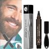 Elmyse Beard Filling Pen,Waterproof Beard Filling Pen Kit,Long Lasting Coverage Beard Pencil Filler for Men Black,Shape & Define Your Beard (Natural Black) view 1