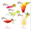 15 Pre-Cut Merry Christmas Party Edible Wafer Paper Cocktail Drinks Champagne Prosecco Toppers Decorations - 5cm circles view 1