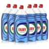 Fairy Platinum Ecalyptus Antibacterial Washing Up Dishwashing Soap Liquid - Lasts 50% Longer - New And Improved Formula - (6x870ml) view 1