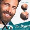 Elmyse Beard Filling Pen,Waterproof Beard Filling Pen Kit,Long Lasting Coverage Beard Pencil Filler for Men Black,Shape & Define Your Beard (Mixed 5pcs) view 2