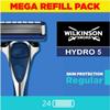 WILKINSON SWORD - Hydro 5 Razor Blades For Men | Pack of 24 Razor Blade Refills | Hydrating Gel & Precision Trimmer view 1