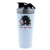 Getagift Personalised Christmas Initial letters, Initial Name, Secret Santa, 500ml Aluminium Shaker Bottle for Supplement Shakes - Easy Clean, Durable Cup. (White) view 1