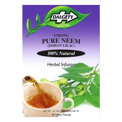 Dalgety Pure Neem Herbal Infusion 40g Cartons 100% Natural, Caffeine Free Tea; Delicious and Packed with Unique Health Benefits (3 Pack - Total 54 Teabags)
