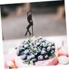 OFFSCH 24pcs Cake Insert Wedding Cupcake Picks Birthday Party Supplies Pole Dancers Lady Bachelor Cake Picks Birthday Toppers for Cakes Sports Theme Stripper Bamboo Girl Bridegroom view 3