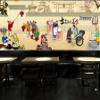 Fusili Noodles Beef Noodles Ramen Restaurant Restaurant Folk Decoration Background Wall-450Cmx300Cm view 2