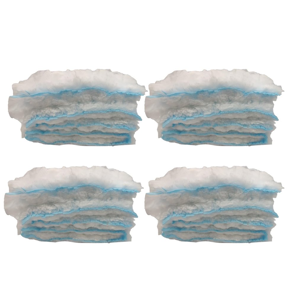 20 Pcs Duster Refills Replacement Head Set, Disposable Duster Refills Blue Replacement Head