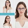AIKLLY 4 Pack Reading Glasses Blue Light Blocking Round Eyeglasses Colorful Lightweight Readers with Spring Hinges for Men Women 1.75 view 2