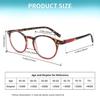 AIKLLY 4 Pack Reading Glasses Blue Light Blocking Round Eyeglasses Colorful Lightweight Readers with Spring Hinges for Men Women 1.75 view 3