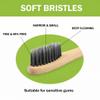 BOULTON Bamboo Toothbrushes  Pack of 6 | Eco Friendly Natural Wooden Toothbrush | Organic Biodegradable Handle | Plastic Free BPA Free Tooth Brushes | Natural Tooth Brush with Soft Bristles view 3