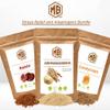 MB Superfoods Stress Relief and Adaptogens Bundle: Reishi, Ashwagandha, Cordyceps (100g Each) view 1