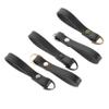 EXCEART Pull Operate Black 5pcs Leather Tabs for Zipper Replacement and Easy to Alloy Zipper Heads for Repairing Clothes Shoes Jackets and Bags view 1