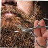 FRCOLOR 1set Beard Caring Tool Kit Scissors Comb Brush and Storage Bag for Daily Beard Grooming Lightweight and Convenient for Men for Friends view 4