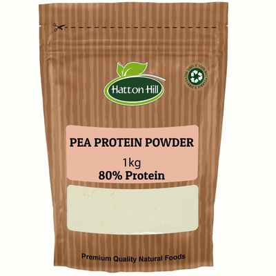 Pea Protein Powder 1kg 80% Pure Plant Protein by Hatton Hill