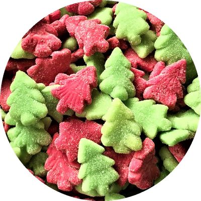 Christmas Sweets by Happy Candy Pick N Mix Retro Xmas Candy (Fizzy Christmas Trees, 200 Grams)