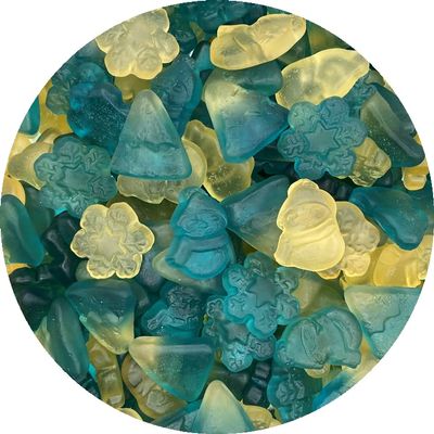 Christmas Sweets by Happy Candy Pick N Mix Retro Xmas Candy (Christmas Snowy Mix, 200 Grams)