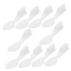 Amosfun 10pcs Mini Soft Bristles Prison Toothbrushes with Spoon Tip Small Size Anti-self- Brush for Implants and Mental Health Detention Use