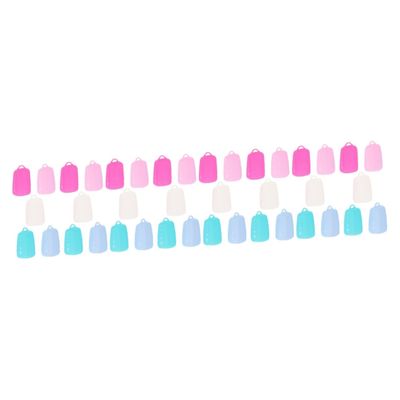 Amosfun 40pcs Toothbrush Covers Caps Silicone Travel Toothbrush Dust Caps for Heads for Travel and Daily Use Protect Your Brush