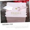 SOLUSTRE 20pcs Elegant Wedding Candy Boxes Ribbons Creative Treats for Parties Celebrations and Favors for Chocolates Sweets and view 2
