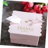 SOLUSTRE 20pcs Elegant Wedding Candy Boxes Ribbons Creative Treats for Parties Celebrations and Favors for Chocolates Sweets and view 4