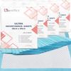 100pk Omnitex 2000ml Ultra 60 x 90cm Disposable Bed Pads, Night Pads with SAP leak control | Absorption Sheets, Bed Mats, Mattress Protectors, Incontinence sheets | 4x 25pk | CE & UKCA certified view 1