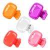 5 Pack Travel Toothbrush Head Covers Cap, Toothbrush Protector Brush Pod Case Protective Plastic Clip for Household Travel, Camping, Bathroom, School, Business view 1
