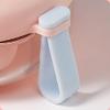 TJCGCKK Denture Case, Leak Proof Portable Retainer Case, Denture Cup with Strainer & Small Mirror, Denture Bath Box for Traveling Perfectly (Pink) view 2
