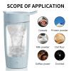 EQURA Electric Shaker Bottle, Blender Bottles, Made with Tritan - BPA Free - Portable Mixer Cup/USB Rechargeable Shaker Cups for Protein Shakes and Meal Replacement Shakes (Blue) view 4