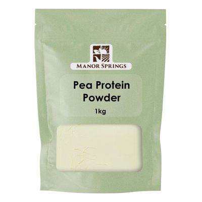 Pea Protein Powder 1kg 80% Pure Plant Protein by Manor Springs