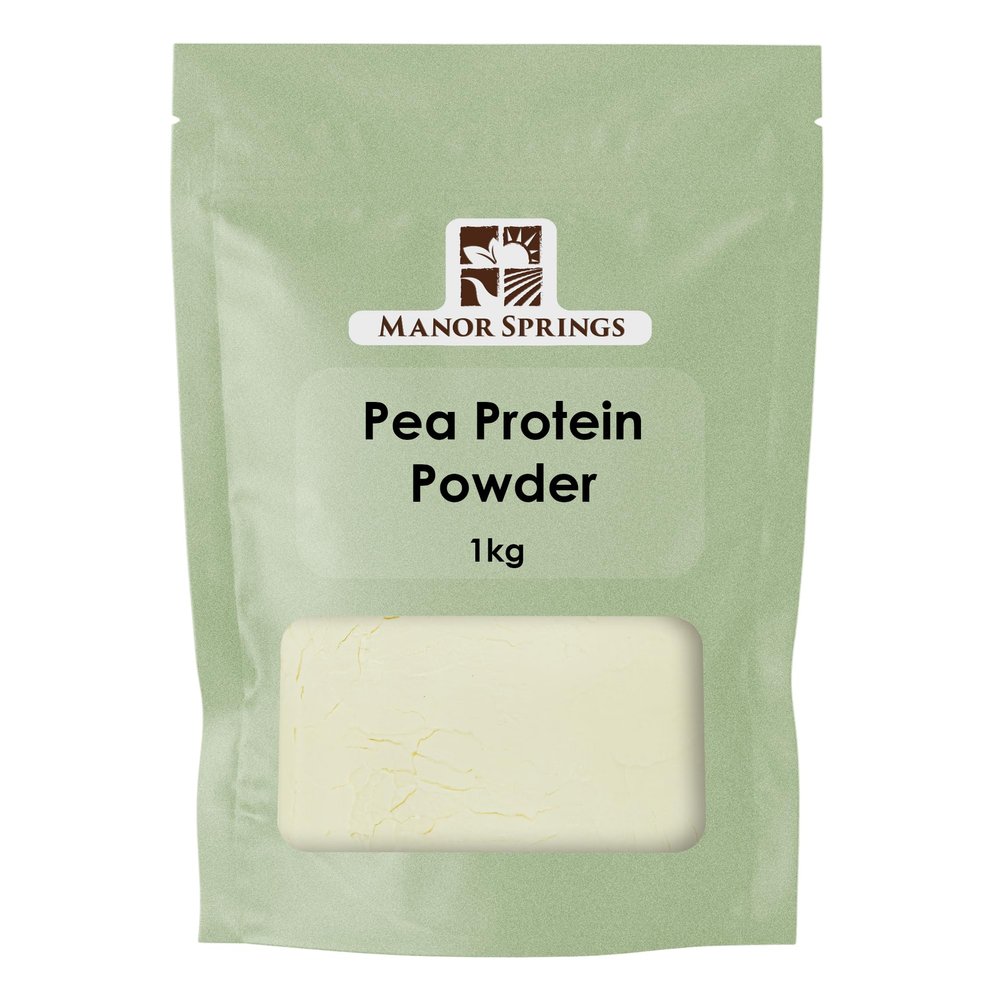 Pea Protein Powder 1kg 80% Pure Plant Protein by Manor Springs