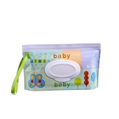 TRgqify-KM Wipes Packaging Bags Cute Portable Wipes Paper Holder Case Flip Cover Snap-Strap Tissue Box Cosmetic Pouch Tissue Boxes (Color : 13)