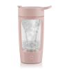 EQURA Electric Shaker Bottle, Blender Bottles, Made with Tritan - BPA Free - Portable Mixer Cup/USB Rechargeable Shaker Cups for Protein Shakes and Meal Replacement Shakes 650ml (Pink) view 1