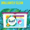 Surf 3-in-1 Washing Detergent Capsules Coconut Bliss Long Lasting Fragrance and Made with Natural Essential Oil Laundry Detergent XL Pack, 45 Washes (Pack of 2) view 2