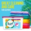 Surf 3-in-1 Washing Detergent Capsules Coconut Bliss Long Lasting Fragrance and Made with Natural Essential Oil Laundry Detergent XL Pack, 45 Washes (Pack of 2) view 3