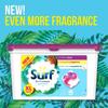 Surf 3-in-1 Washing Detergent Capsules Coconut Bliss Long Lasting Fragrance and Made with Natural Essential Oil Laundry Detergent XL Pack, 45 Washes (Pack of 2) view 4