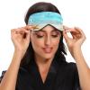 Blue Sea Ocean Beach 1 Sleep Mask Lightweight Soft Breathable Eye Mask with Adjustable Strap Blackout Eye Mask for Women Men for Travel Night Sleeping view 4