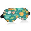 Cute Jungle Animals Sleep Mask Lightweight Soft Breathable Eye Mask with Adjustable Strap Blackout Eye Mask for Women Men for Travel Night Sleeping view 1