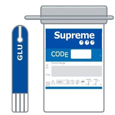 Replacement Cholesterol/Glucose/Uric Acid Strips for The Black Supreme (Benecheck) Meter (Will not fit The White Meter) (Glucose (Blue) x 50)