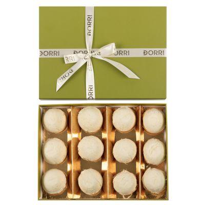Dorri - Vanilla Cotton Candy Pashamak (12 pieces) - Exquisite Traditional Cotton Candy Gift Box - Premium Confectionery Pashmak - Traditional Floss Delights