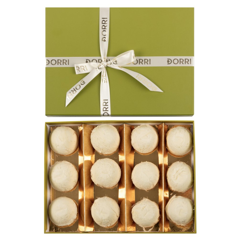 Dorri - Vanilla Cotton Candy Pashamak (12 pieces) - Exquisite Traditional Cotton Candy Gift Box - Premium Confectionery Pashmak - Traditional Floss Delights
