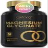 Advanced Magnesium Glycinate 4-in-1 Complex | Made in The UK | 1233mg of Mag Bisglycinate, Citrate, Malate & Taurate | Magnesium Supplements | More Varieties, More Benefits | 120 Capsules view 1