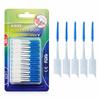 Boulton Interdental Brushes  Pack of 40 | Wire-Free Interdental Sticks for Teeth Clean Oral Hygiene Tooth Floss | Silicone Dental Picks Toothpick Toothbrushes Teeth Brushes (Blue - 1.0mm to 1.5mm) view 1