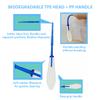 Boulton Interdental Brushes  Pack of 40 | Wire-Free Interdental Sticks for Teeth Clean Oral Hygiene Tooth Floss | Silicone Dental Picks Toothpick Toothbrushes Teeth Brushes (Green - 0.8mm to 1.2mm) view 3