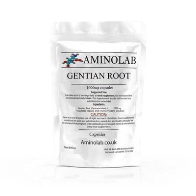 Aminolab - Gentian Root 1000mg 30 Capsules