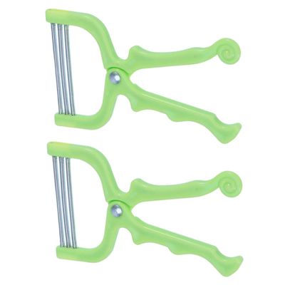 POPETPOP Face Hair Remover Facial Hair Remover 2Pcs for Smooth Epilation Sturdy Portable Design Women Men Sensitive Skin Face Body Use